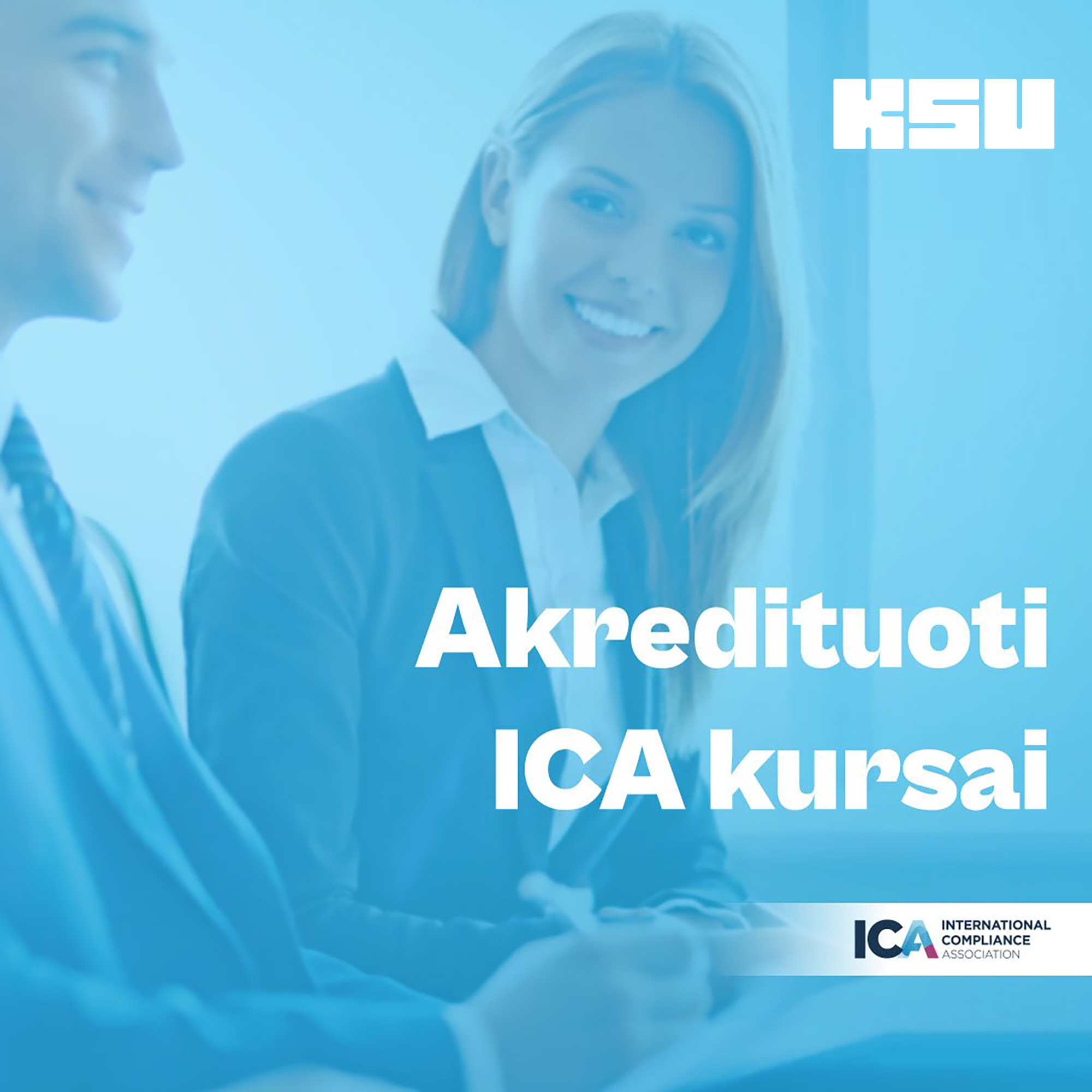 ICA mokymai Linkedin post